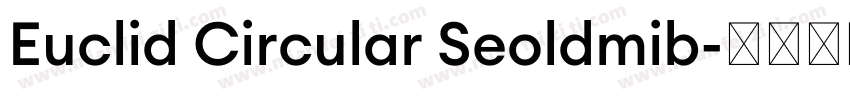 Euclid Circular Seoldmib字体转换